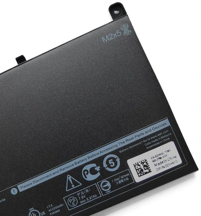 Alt view image 3 of 5 - New 55Wh Laptop Battery for DELL Latitude E7270 E7470, J60J5, 7.6V 55Wh, Replaces 0J60J5, 1J60J5, 451-BBHF, 451-BBHH, 1-Year Warranty