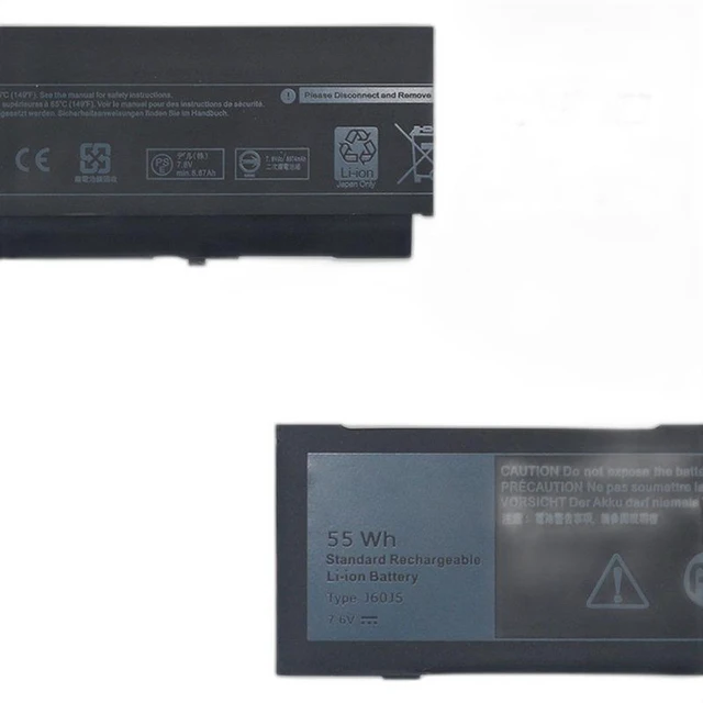 Alt view image 3 of 5 - Battery for Dell Latitude E7270 E7470 Series 11.4V 55WH J60J5 242WD High Capacity, 100% Compatible, 2-Year Warranty
