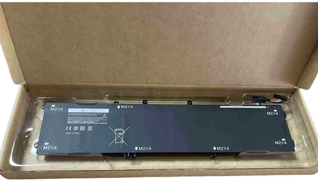 Alt view image 2 of 3 - Laptop Battery for Dell XPS 15 7590 9560 9550 P56F001 6GTPY, 97Wh 11.4V, Compatible with XPS 15 9570 9575 Precision 5530 5520, High Capacity Li-ion, 1-Year Warranty