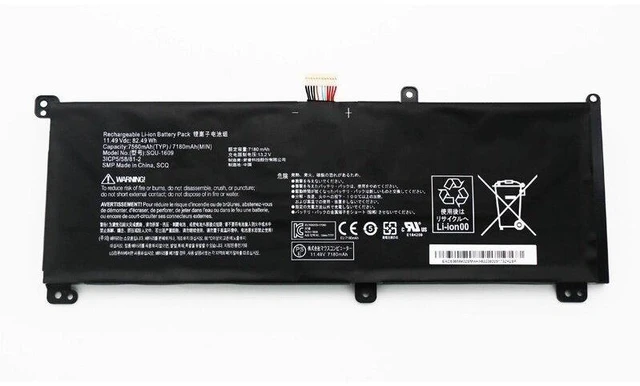 Main image of Battery for Thunderobot 911 Black Ghost SQU-1609/1611/1710/1713/1714 Laptop - 11.4V 4100mAh 47Wh, High Capacity, Li-ion, 1-Year Warranty