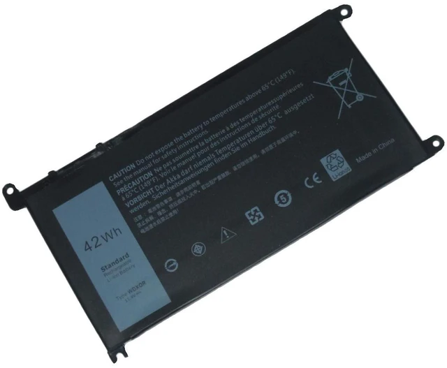 Alt view image 5 of 5 - Battery for Dell Inspiron 15 5568 7560 7580, 14 5468 7460 7472, Vostro 15 5568, 11.4V 42Wh WDXOR, WDX0R, Compatible with 0WDXOR, 451-BBHV, 451-BBHY, 1 Year Warranty
