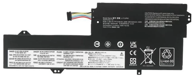 Alt view image 5 of 5 - Laptop Battery for Lenovo IdeaPad 320-13IKB 320S-13IKB Yoga 320-13IKB 720-12IKB XiaoXin Chao 7000-13 L17L3P61 11.4V 48Wh L17M3P61 L17C3P61