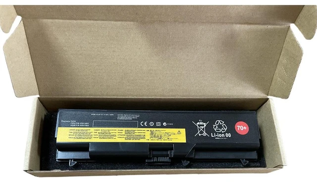 Alt view image 2 of 3 - Laptop Battery for Lenovo ThinkPad L430 T430 E50 E420 T420 T410i E40 SL410K 11.1V 5200mAh 57Wh, High Capacity, CE/RoHS Certified, 12-Month Warranty