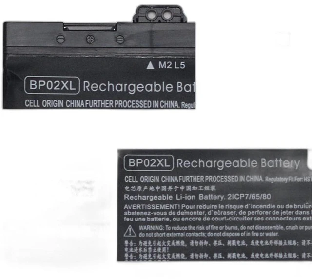 Alt view image 3 of 5 - New BP02XL 41Wh 7.7V Li-ion Battery for HP Pavilion 15-au/aw 15-da/15-db Series Replaces HSTNN-UB7B 849569-421 TPN-Q172 2-Year Warranty