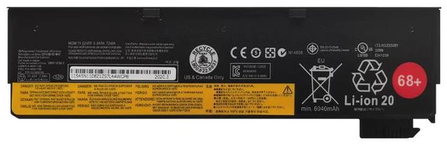 Alt view image 5 of 5 - Battery for ThinkPad X240 X250 X260 X270 T440S T450S T460 L450 11.4V 23.2Wh 3-Cell Li-ion Compatible with FRU 45N1113 45N1115 45N1125 12-Month Warranty