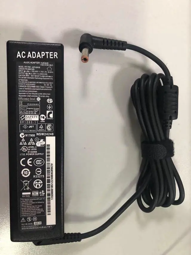 Main image of ADP-65KHB  For  Lenovo  IdeaPad G560 G580 Y410P Y500 B560 B570 B575 G570 G585 G780 N580 N585 N586 Y400 Y480 Y580 Z560 Z565 Z570 Z575 Z580 Z585 P400 P500 U310 U410 V570 M30-70   Laptop AC ADAPTER