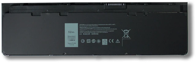 Alt view image 2 of 3 - Laptop Battery for Dell Latitude E7240 E7250 VFV59 52WH 11.4V 4400mAh High Capacity, CE/RoHS Certified, 12-Month Warranty
