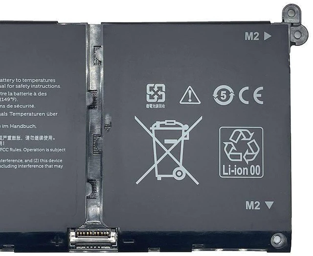 Alt view image 2 of 5 - Replacement Battery for Dell Inspiron 5310 5425 7415 5410 5415 5418 V6W33 G91J0 15.2V 3590mAh 54Wh, High Capacity, 2-Year Warranty