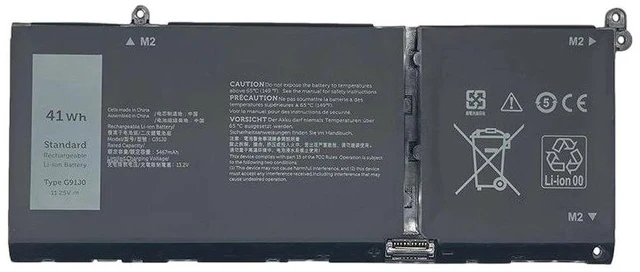 Main image of Replacement Battery for Dell Inspiron 5310 5425 7415 5410 5415 5418 V6W33 G91J0 15.2V 3590mAh 54Wh, High Capacity, 2-Year Warranty