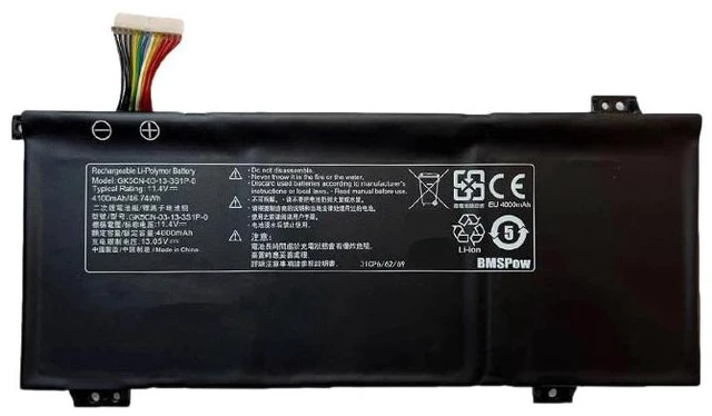 Main image of Replacement Battery for Deep Sea Titan X3/X3-S/X9Ti-R/X10Ti-S, Huoying Z5 Z6 GK5CN Laptop 11.4V 4100mAh 47Wh, Compatible with GK5CN Series, 1-Year Warranty