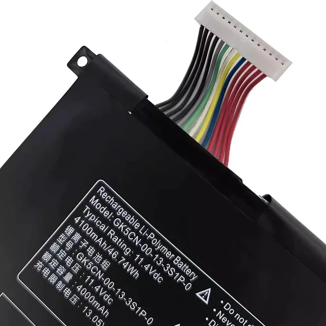 Alt view image 2 of 5 - Replacement Battery for Deep Sea Titan X3/X3-S/X9Ti-R/X10Ti-S, Huoying Z5 Z6 GK5CN Laptop 11.4V 4100mAh 47Wh, Compatible with GK5CN Series, 1-Year Warranty