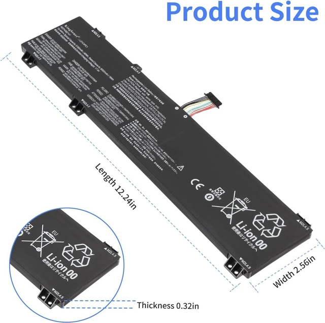Alt view image 2 of 4 - New L21C4PC1 80Wh 15.44V 4-Cell Li-ion Battery for Lenovo Legion 5/Pro 15IAH7 16IAH7 Y7000P R9000P Y9000P 2022 Replaces L21M4PC2 L21M4PC3 12-Month Warranty