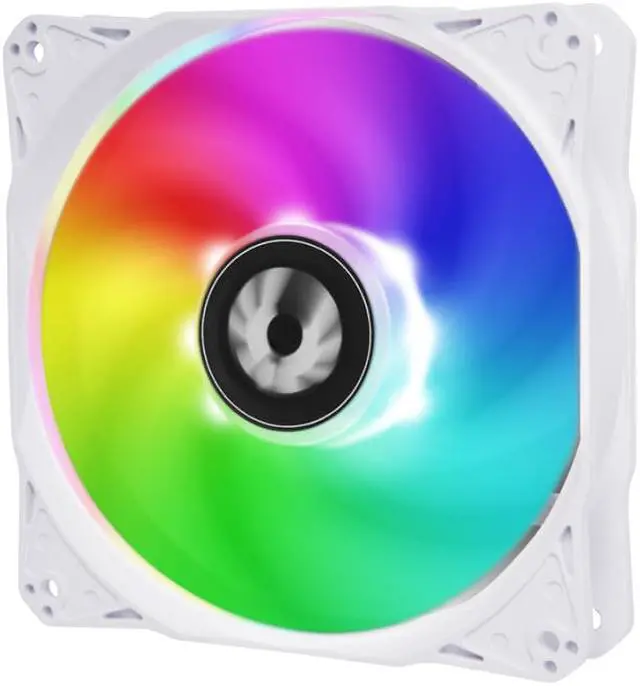 Alt view image 7 of 7 - BITFENIX Spectre SE ARGB LED Fan and Controller KIT White Triple Pack - 120MM