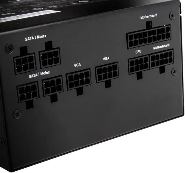 Alt view image 5 of 7 - BitFenix Whisper M 80 Plus Gold Full Modular 450W PSU, BWG450M