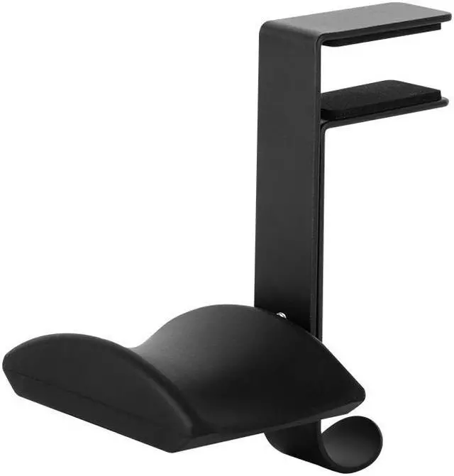 Main image of Headset Hook Holder Headphone Hanger, Aigrous Universal PC Gaming Headset Hanger Mount Earphone Stand Adjustable Desk Clamp USB Cable Earbuds Hook Organizer for Apple Watch Headphone