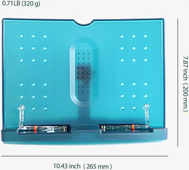 Alt view image 6 of 6 - Portable Reading Stand/Book stand Document Holder for Music Book Document Textbook Kitchen Cookbook Recipe Tablet(180 angle adjustable)
