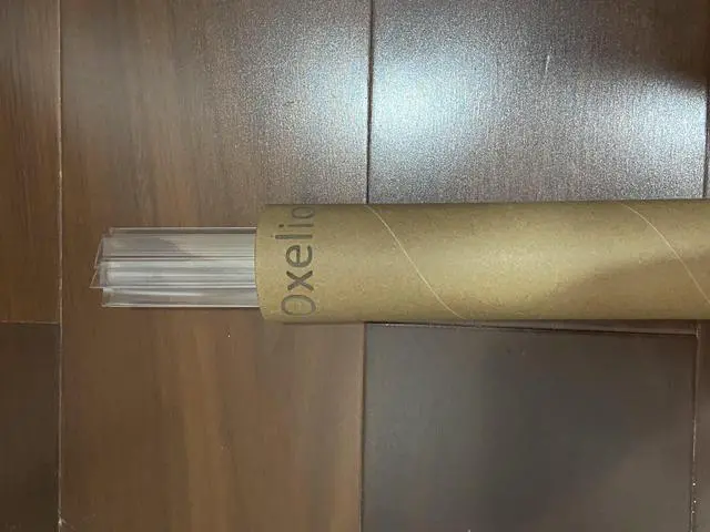 Alt view image 2 of 7 - Oxelio 36" Shower Door Bottom Seal Strip for 3/8" (10mm) Glass  Ultra Clear Polycarbonate Shower Door Sweep, Single Pack
