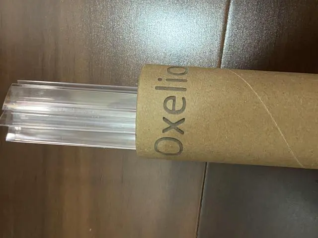 Alt view image 7 of 7 - Oxelio 36" Shower Door Bottom Seal Strip for 3/8" (10mm) Glass  Ultra Clear Polycarbonate Shower Door Sweep, Single Pack