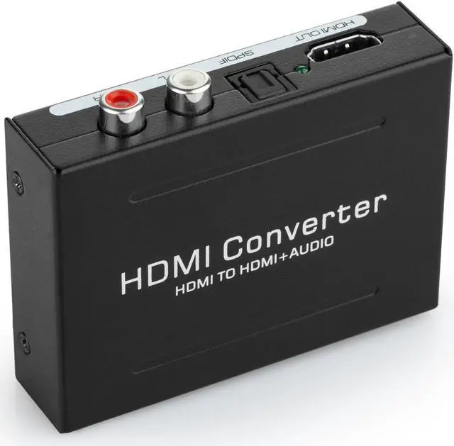 Main image of Audio Extractor Aigrous 1080P HDMI Audio Extractor HDMI to HDMI + Optical Toslink(SPDIF) + RCA(L/R) Stereo Analog Outputs Video Audio Splitter