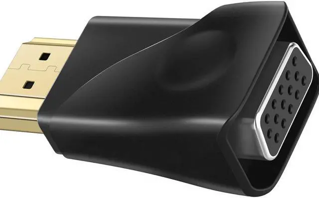 Main image of Aigrous HDMI to VGA Adapter Converter Gold-Plated for PC, Laptop, DVD, Desktop and Other HDMI Input Devices