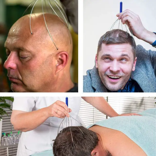 Alt view image 3 of 6 - Scalp Massagers, Handheld Head Massage Tingler, Scratcher for Deep Relaxation, Hair Stimulation and Stress Relief (2 Pack, Random Colors)