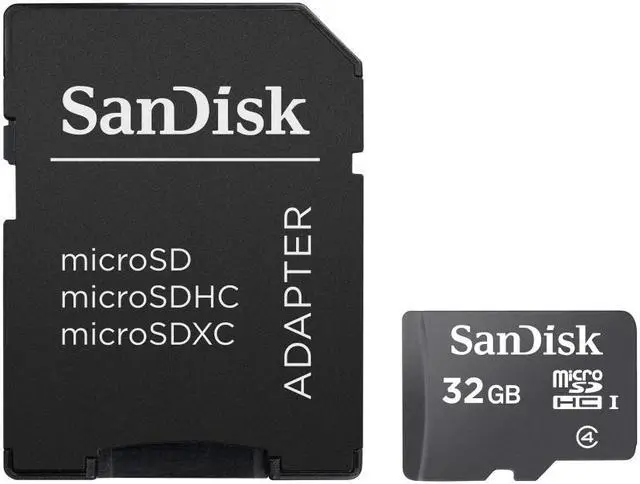 Alt view image 3 of 3 - SanDisk 32GB Micro SD SDHC MicroSD MicroSDHC Class 4 C4 32G 32 GB Card HK090