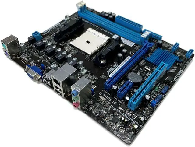 Main image of ASUS F1A55-M LX3 R2.0/CM1735/DP_MB FM1 AMD A55 (Hudson D2) VGA Micro ATX AMD Motherboard with UEFI BIOS