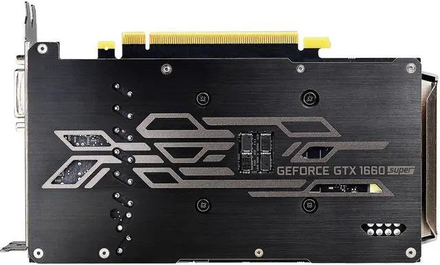 Alt view image 3 of 10 - EVGA GeForce GTX 1660 SUPER SC ULTRA GAMING, 06G-P4-1068-KR, 6GB GDDR6, Dual Fan, Metal Backplate