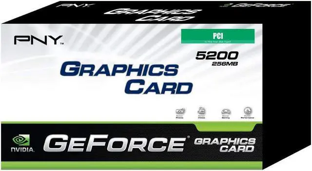 Alt view image 2 of 8 - PNY GeForce FX 5200 256MB DDR PCI Graphics Card VCGFX522PEB