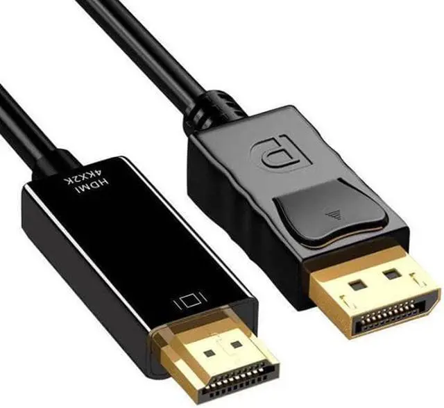 Alt view image 5 of 6 - 4K DP to HDMI HDTV Cable,Laptop DP to HDMI Monitor/Projector/HDTV Converter Cable,6FT