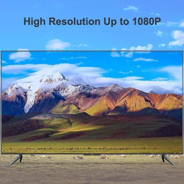 Alt view image 5 of 7 - 6FT DisplayPort to HDMI Cable, WPIT DP to HDMI Male to Male Adapter 1080P HD Gold-Plated Cord