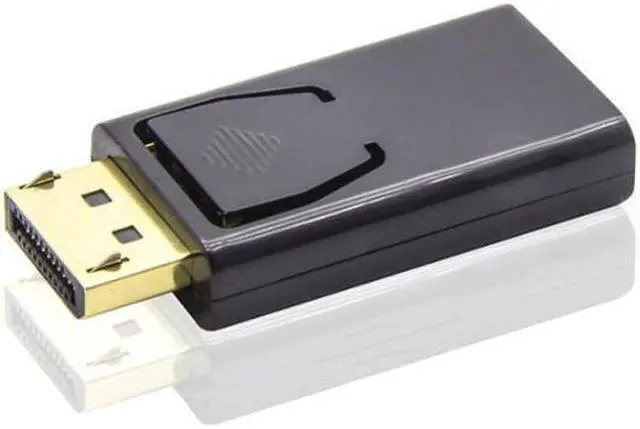 Main image of Black Display Port DP To HDMI Connector,Male to Female 1080P HD Converter  Adapter Video Audio Connector for HDTV PC etc.