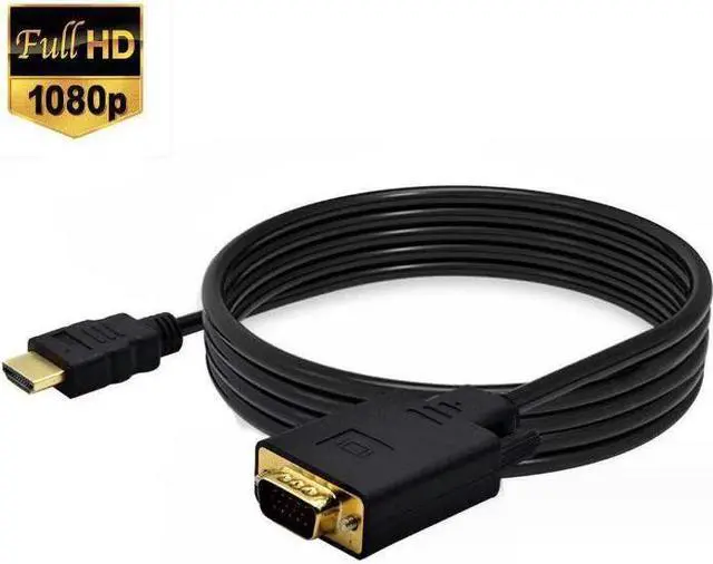 Alt view image 4 of 5 - HDMI to VGA Cable,HDMI Male to VGA Male Adapter Converter,6ft