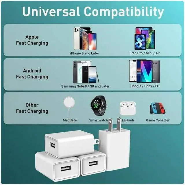 Alt view image 3 of 7 - 5V 2A USB Wall Charger for Phone,Tablet and Other Related USB Powered Devices