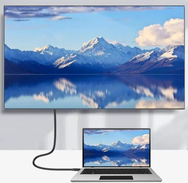 Alt view image 6 of 7 - 3.3 ft USB-C 3.2 Full Function 100W 5A PD Fast Charging Cable 20Gbps Super High Speed Data Cable 4K60hz Video Connection Cable