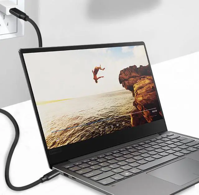 Alt view image 3 of 6 - USB-C 3.1 TO TYPE-C 100W Fast Charging PD CABLE Type-C Male to Male 4K Video Data Cable 20Gbps Black 6 ft.