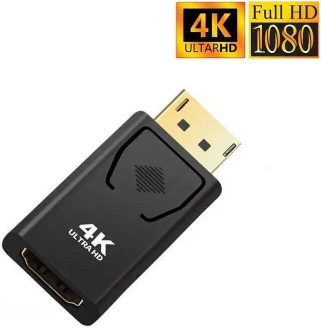 Main image of 4K DisplayPort to HDMI Adapter,WPIT Display Port DP to HDMI Adapter Male to Female Gold Plated