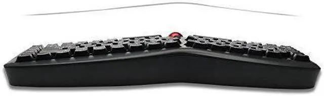 Alt view image 5 of 7 - Adesso Tru-Form Media 3150-2.4 GHz Wireless Ergo Trackball Keyboard (WKB-3150UB)