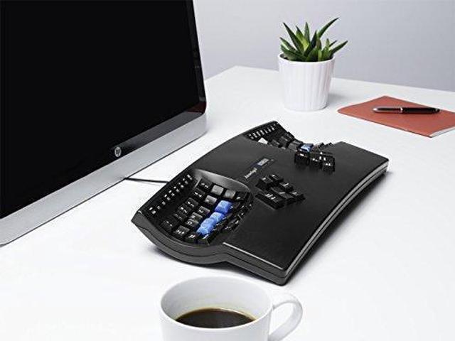 Alt view image 4 of 7 - Kinesis KB600 Advantage2 USB Contoured Keyboard (Black) with SmartSet Programming Technology for PC and MAC Plus Advantage Palm Pads And Jestik Microfiber - VALUE BUNDLE