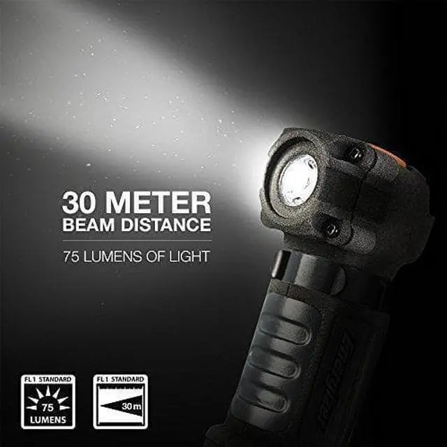 Alt view image 7 of 7 - Energizer LED AA Magnetic Flashlight, Multi-Use Hard Case Light, 75 Lumens (Batteries Included)