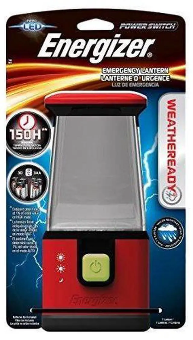Alt view image 2 of 8 - Energizer Emergency LED AA Lantern, Weatheready Safety Light, 650 Hour Run Time, 500 Lumens (Batteries Included)