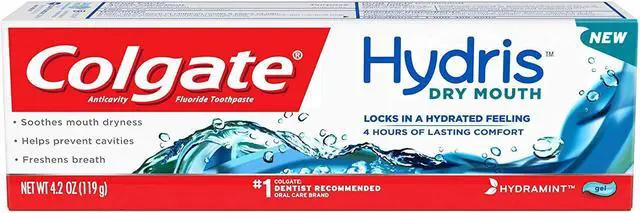 Alt view image 4 of 7 - Colgate Hydris Dry Mouth Mouthwash and Toothpaste, 16.9 Fluid Ounce - 4.2 Ounce
