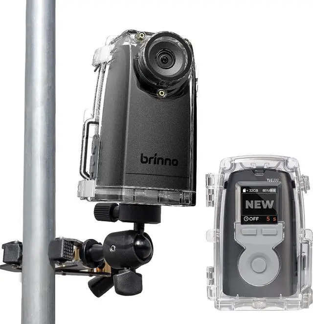 Main image of Brinno Time Lapse Camera BCC300-C Bundle, 2023 Time-lapse Camera Outdoor Construction Bundle with Wall Mount, LCD Screen, Extended Battery Life, Waterproof Case, and Clamp