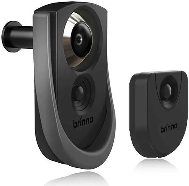 Alt view image 5 of 12 - Brinno Duo Front Door Smart Peephole Camera SHC1000W - Smart Home Security System with Mobile and live view remotely