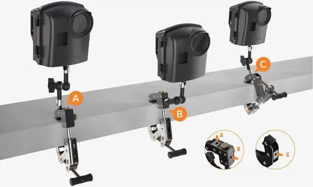 Alt view image 5 of 19 - Brinno Construction Trio Bundle Pack BCC2000, Up to 1 Year Battery Life, Perfect for Construction and Outdoor Security, 1080P FHD - Includes Flexible Clamp Mount and Weather Resistant Outdoor Housing
