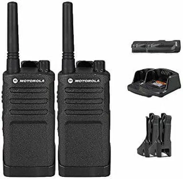 Alt view image 2 of 3 - 2 Pack of Motorola RMU2040 Business Two-Way Radio 2 Watts/4 Channels Military Spec 20 Floor Range