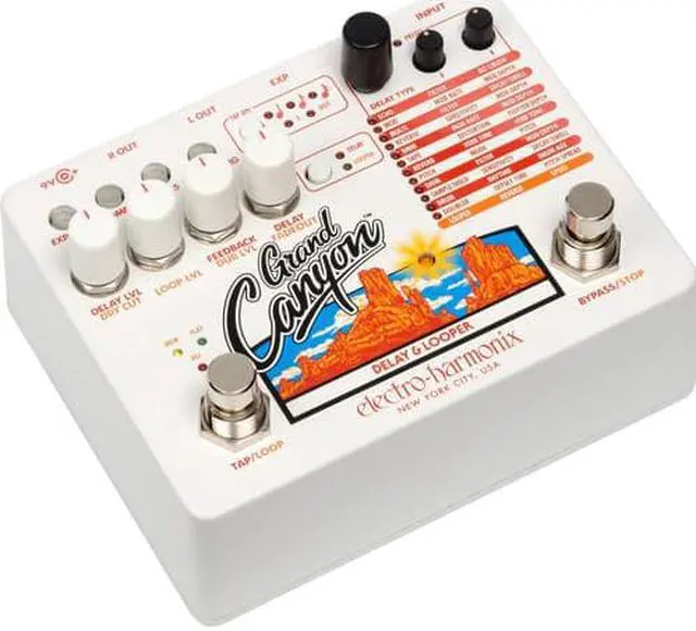 Alt view image 7 of 16 - Electro-Harmonix Grand Canyon Delay & Looper Guitar Effects Pedal