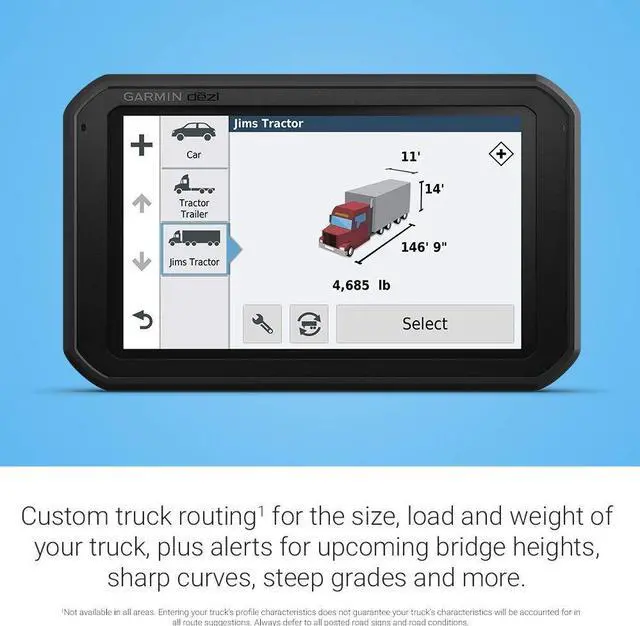 Alt view image 5 of 20 - Garmin dezl 780 LMT-S Trucking GPS Navigator