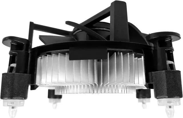 Alt view image 3 of 4 - TRONWIRE TW-2 CPU Cooler With Aluminum Heatsink & 4-Pin PWM 92mm Low Profile 3000 RPM Fan With Pre-Applied Thermal Paste For Intel Core i3 i5 i7 i9 Socket 1200 1151 1150 1155 1156 Desktop PC