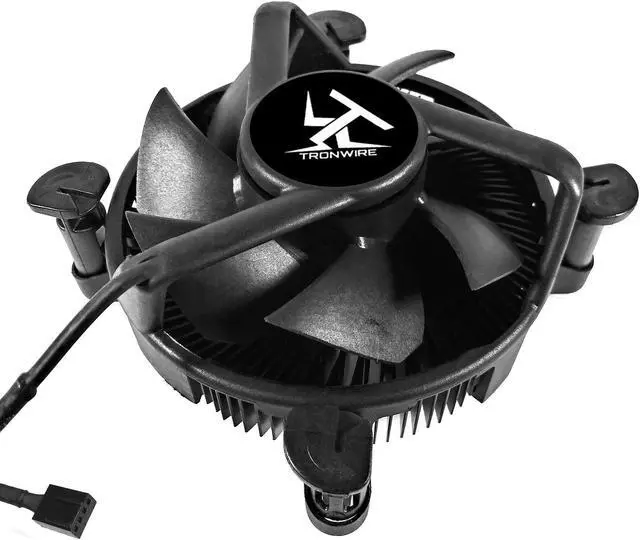 Alt view image 2 of 4 - TRONWIRE TW-18 CPU Cooler With Aluminum Heatsink & Copper Core Base & 4-Pin PWM 92mm 3000 RPM Fan With Pre-Applied Thermal Paste For Intel Core i3 i5 i7 i9 Socket 1200 1151 1150 1155 1156